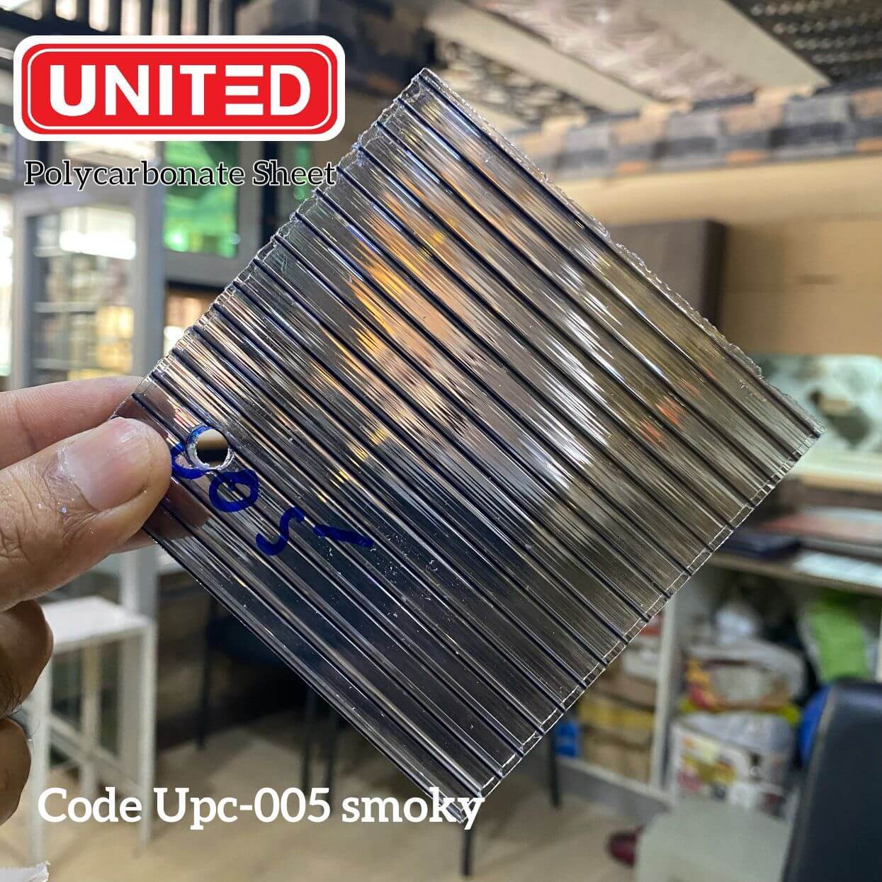 United Polycarbonate sheet Multiwall Smoky