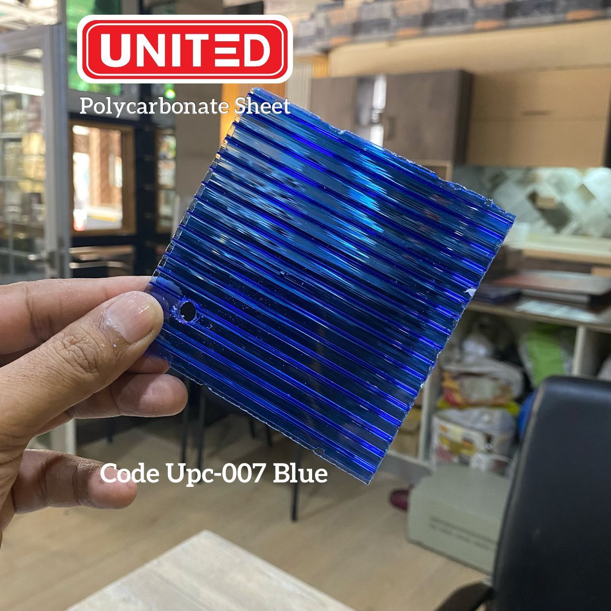 United Polycarbonate sheet Multiwall (UPC - 007) Blue