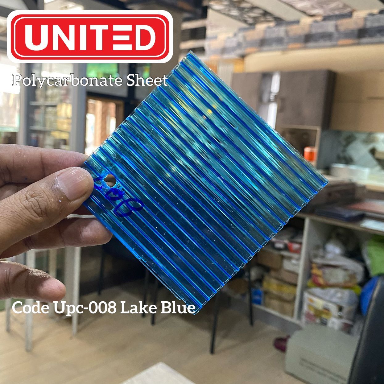 United Polycarbonate sheet Multiwall (UPC - 008) Lake Blue