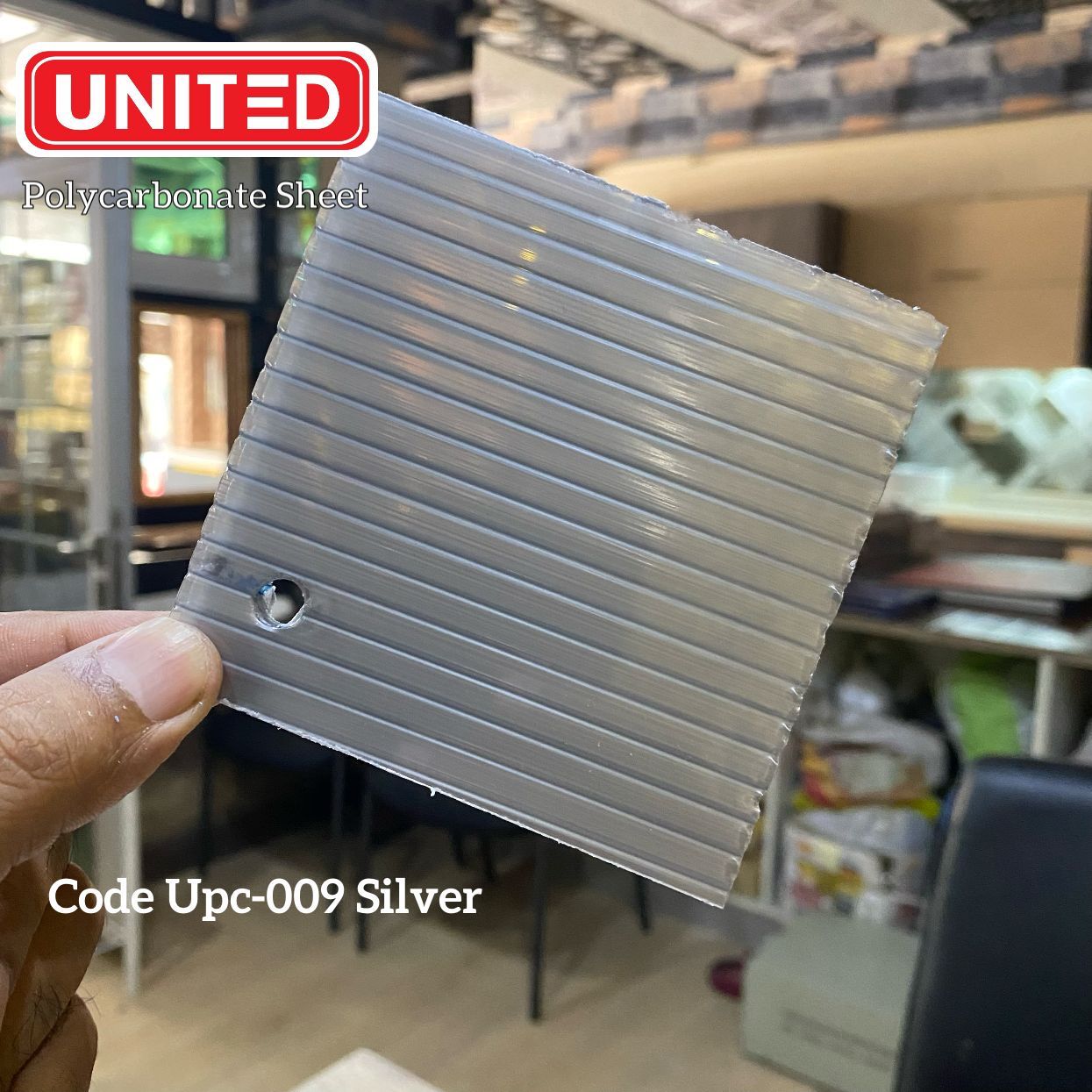 United Polycarbonate sheet Multiwall (UPC - 009) Silver